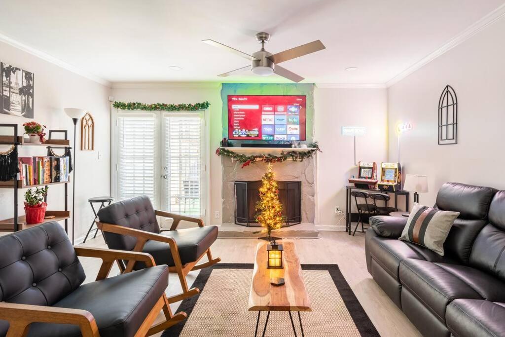 Escape The City W/King Bed, Arcade Games & Firepit Apartment Norcross Exterior foto