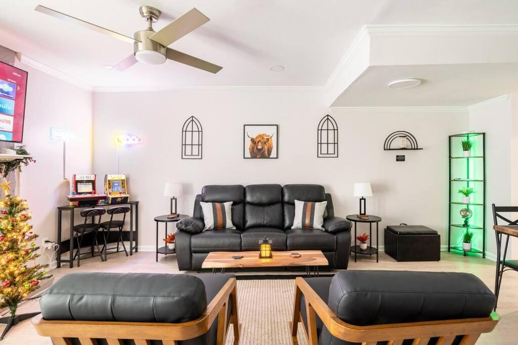 Escape The City W/King Bed, Arcade Games & Firepit Apartment Norcross Exterior foto